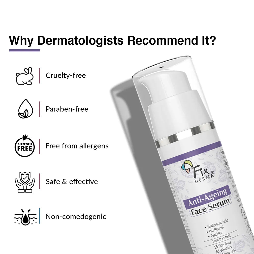 Anti Ageing Face Serum - Hyaluronic Acid Serum & Pro Retinol