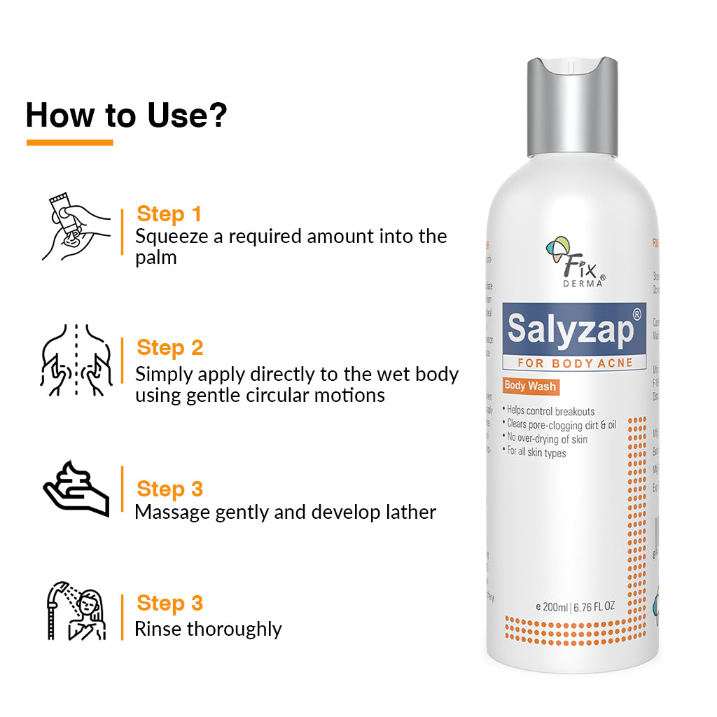 Salyzap Body Wash - Acne Treatment