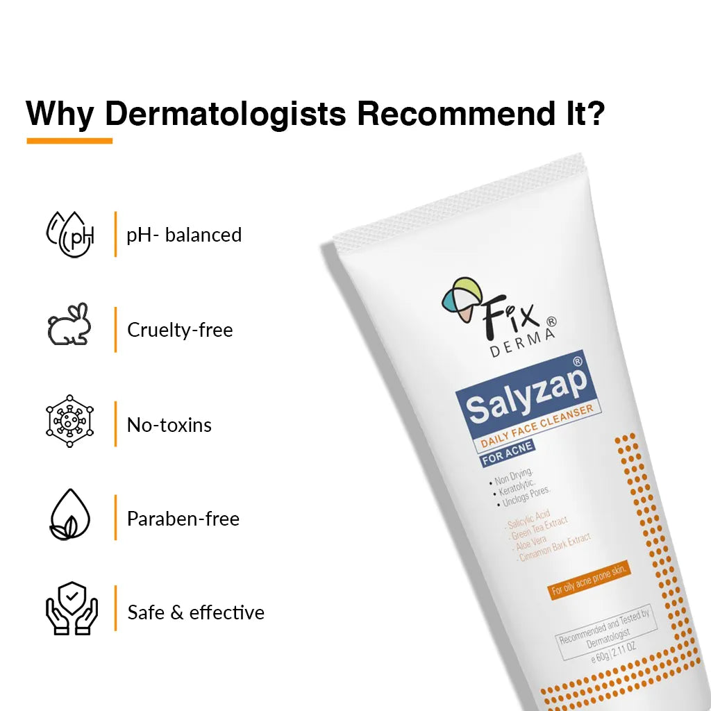 Salyzap Daily Face Cleanser - Acne Treatment