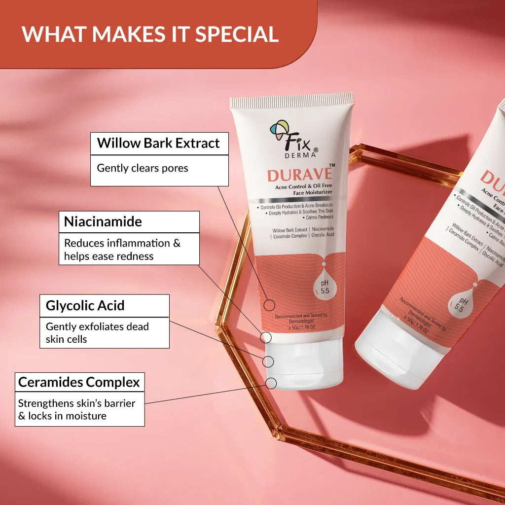 Durave Acne Control & Oil Free Face Moisturizer