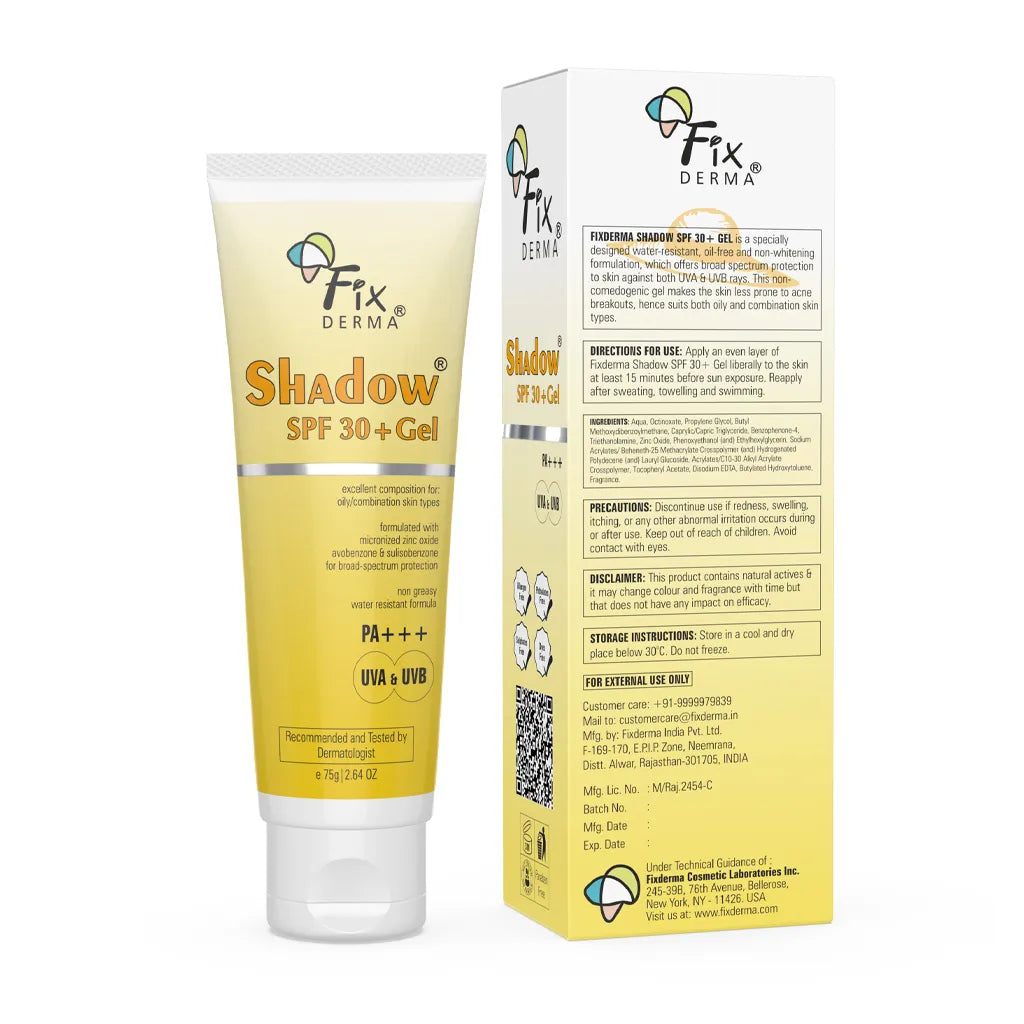 Shadow Sunscreen SPF 30+ gel for face and body