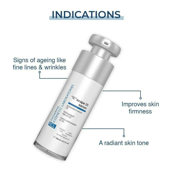 "C" Scape 25 Serum | Antioxidant Vitamin C Serum For Clear Skin