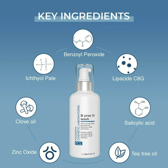 B Prox 10 Wash | Cleanser for oily skin & blackheads