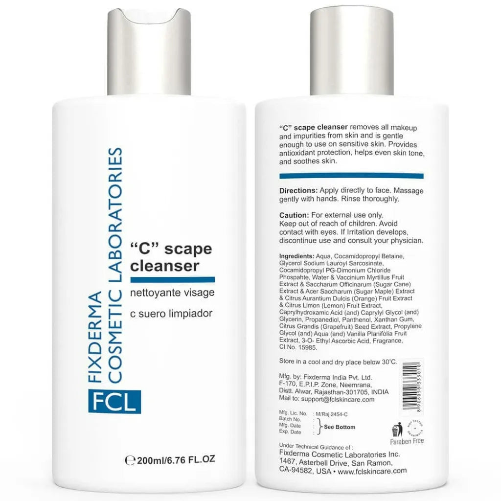 "C" Scape Cleanser | Vitamin C brightening cleanser