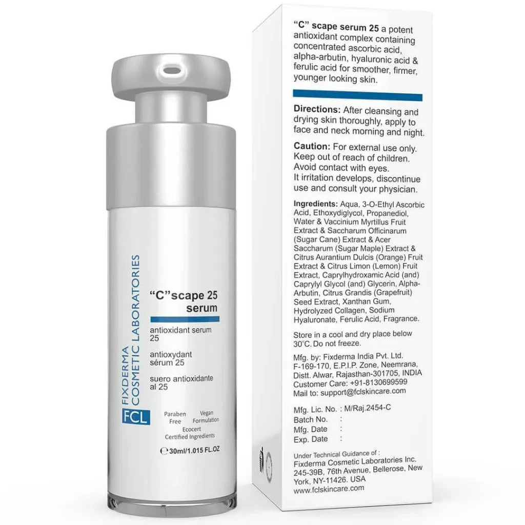 "C" Scape 25 Serum | Antioxidant Vitamin C Serum For Clear Skin